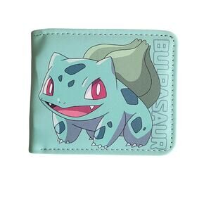 Best Nintendo Video Games Pokemon Bulbasaur One Size Leather Purse Green Wallet